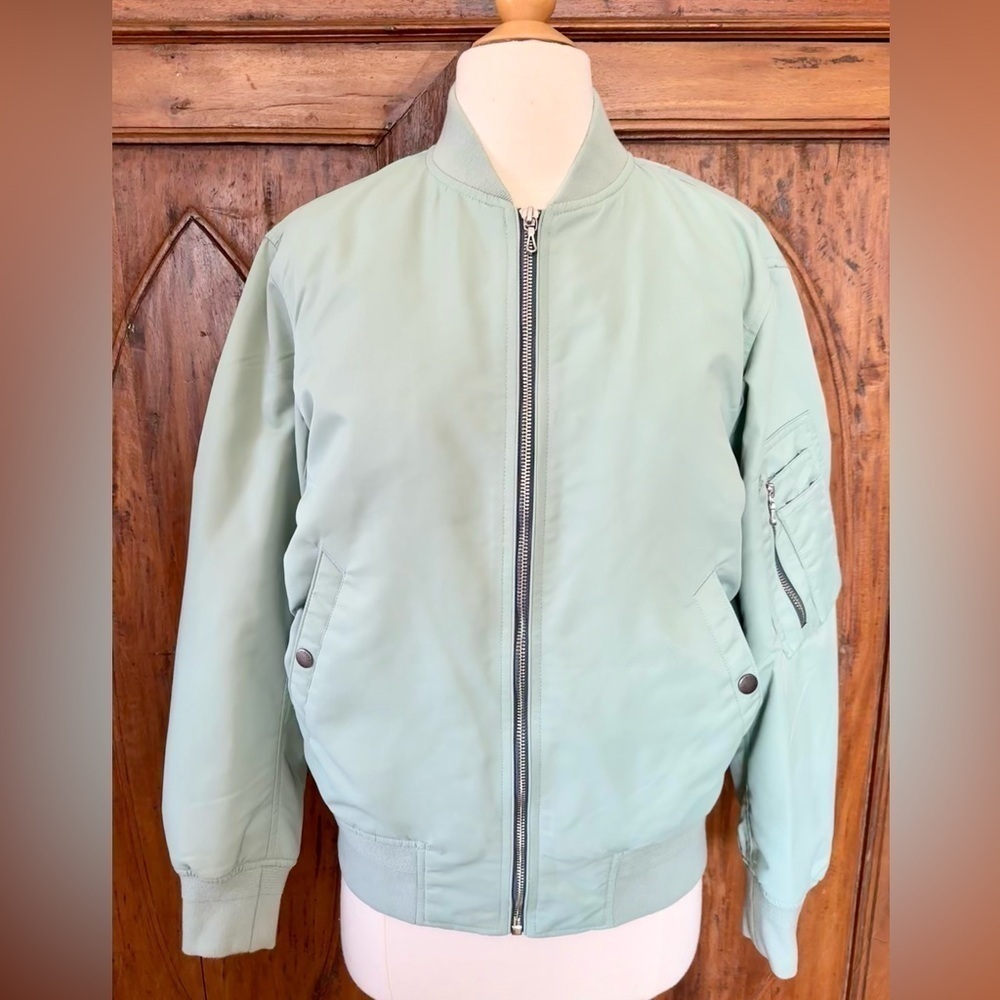 Rag & Bone Manstone Bomber Jacket sage green - Picture 3 of 13